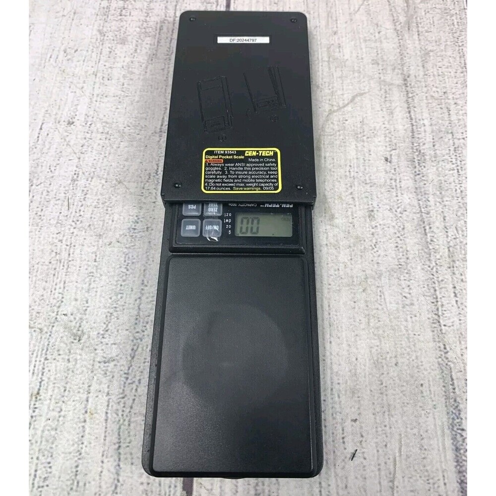Cen-Tech Digital Pocket Scale Item #93543 (Weighs Up to 17.64 Ounces) - TESTED